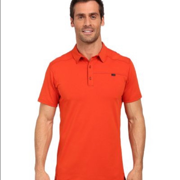 Arc'teryx Orange Captive Polo Short Sleeve | M - Picture 1 of 7